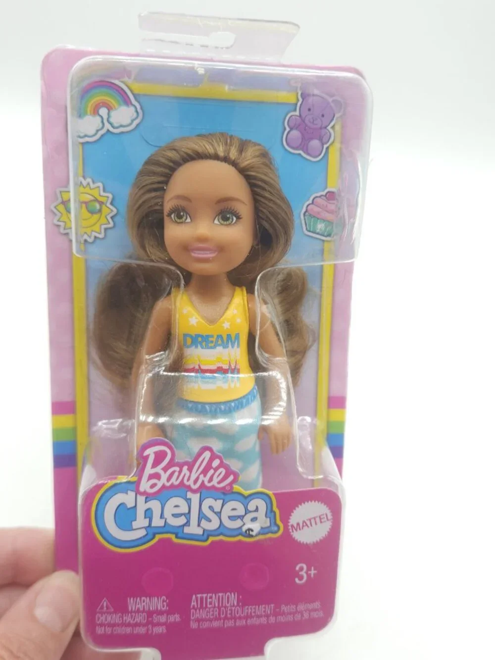 2020 Mattel Barbie Club Chelsea Girl Doll wearing a 